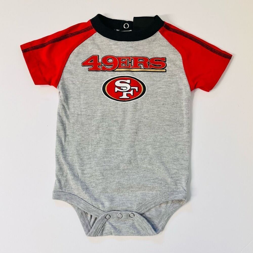 NFL Team Apparel SF 49ers Bodysuit  Sz 3-6m   EUC